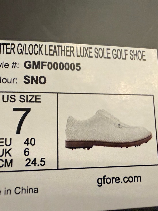 G/FORE Gallivanter Split Toe Golf Shoe Size 7 US Men main image 5